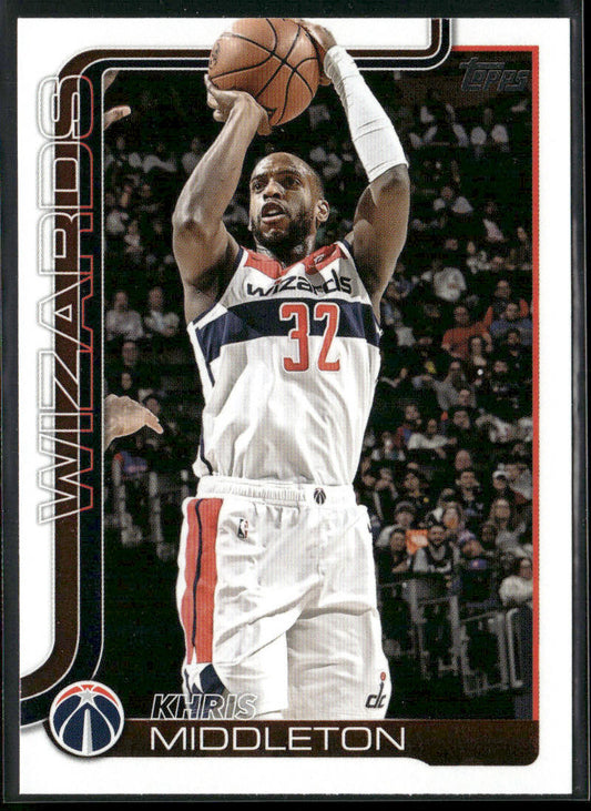 Khris Middleton 2025-26 Topps #100 Washington Wizards front