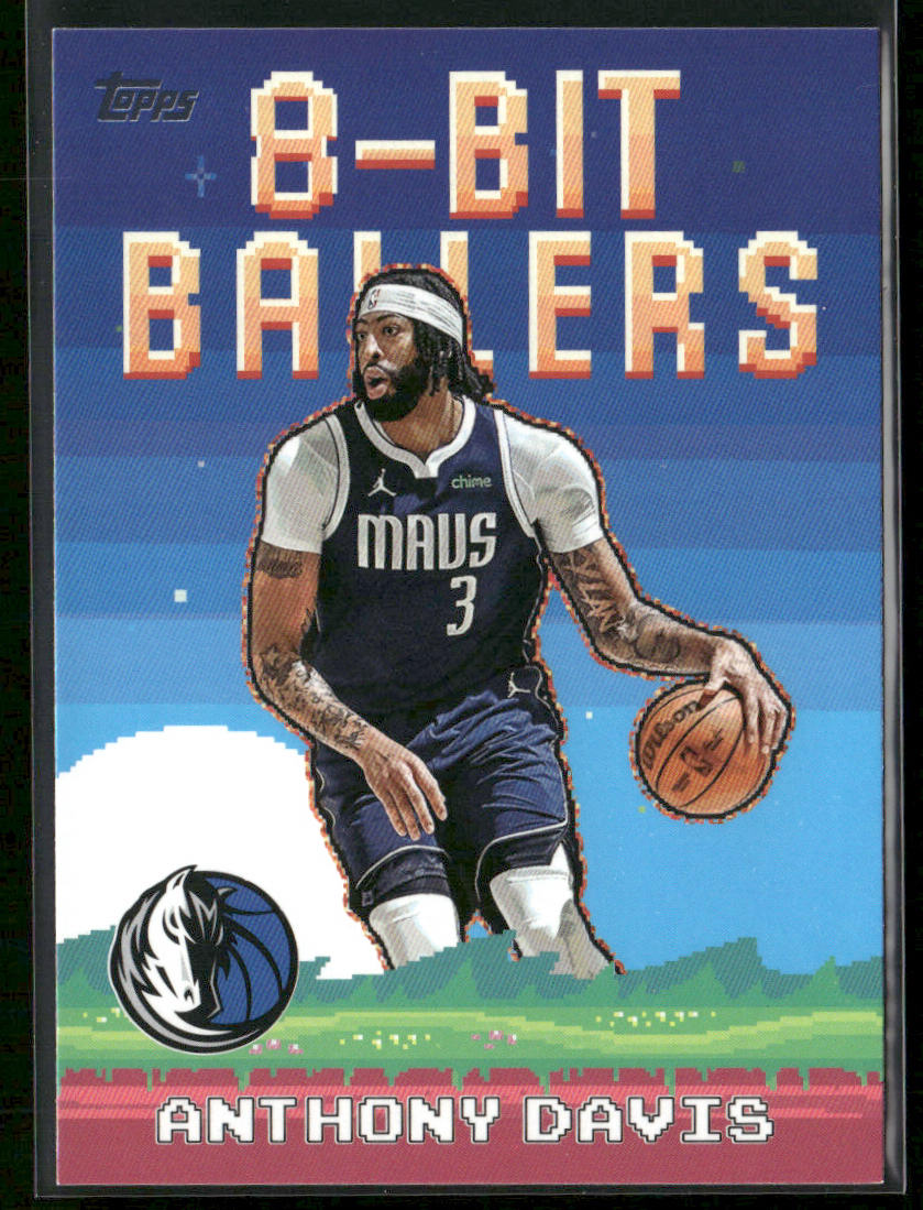 Anthony Davis 2025-26 Topps - 8-Bit Ballers #8B-5 Dallas Mavericks front