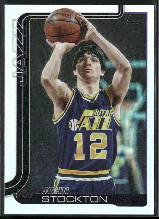 John Stockton 2025-26 Topps #264 Utah Jazz front