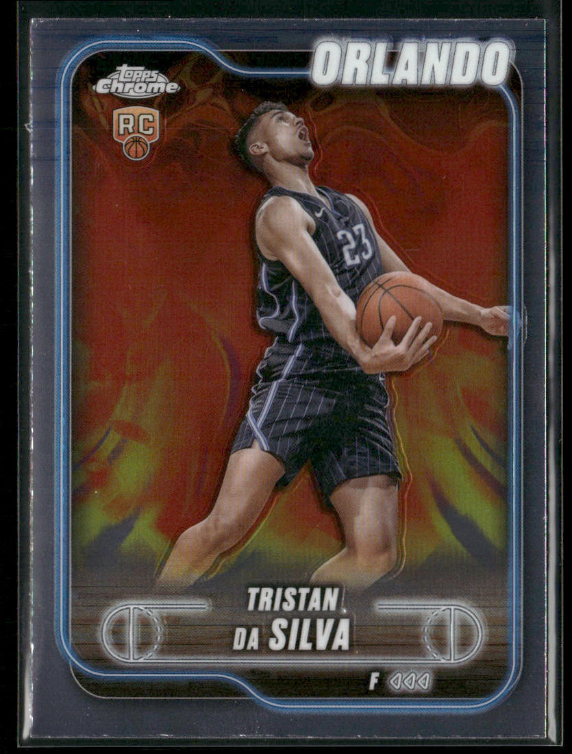 Tristan da Silva 2024-25 Topps Chrome #124 RC Orlando Magic