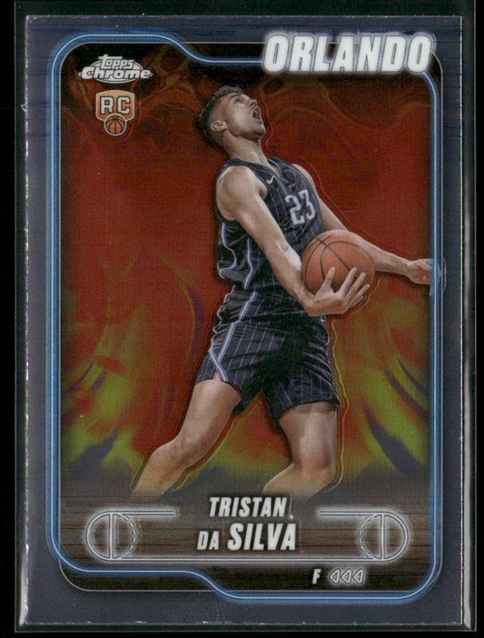 Tristan da Silva 2024-25 Topps Chrome #124 RC Orlando Magic