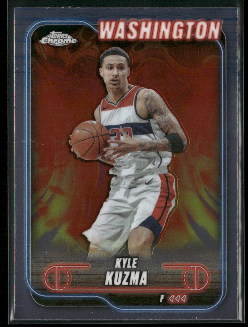 Kyle Kuzma 2024-25 Topps Chrome #15 Washington Wizards front