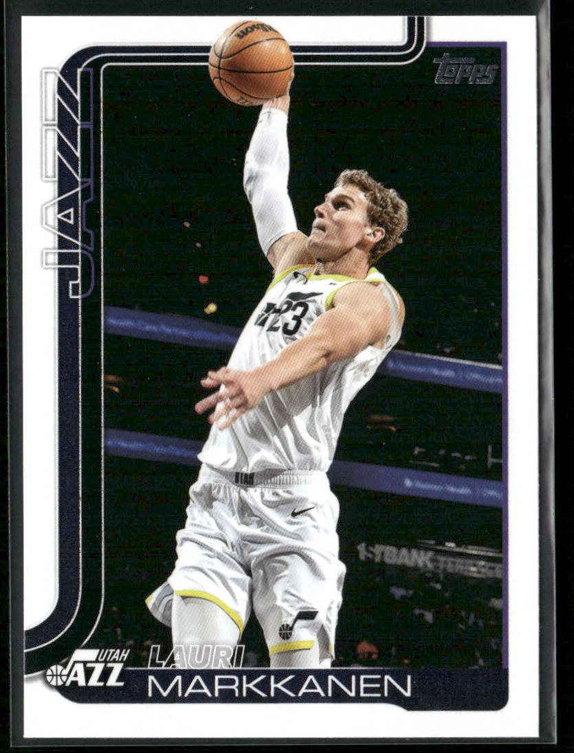 Lauri Markkanen 2025-26 Topps #129 Utah Jazz front