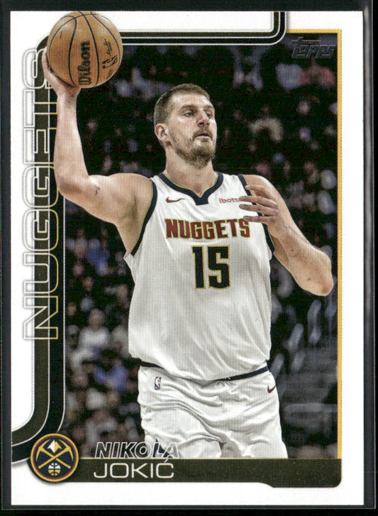 Nikola Jokić 2025-26 Topps #101 Denver Nuggets front