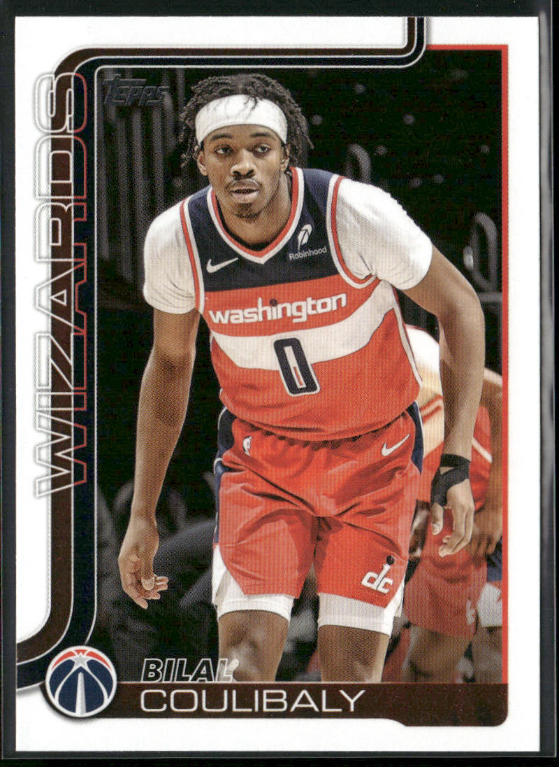 Bilal Coulibaly 2025-26 Topps #95 Washington Wizards front