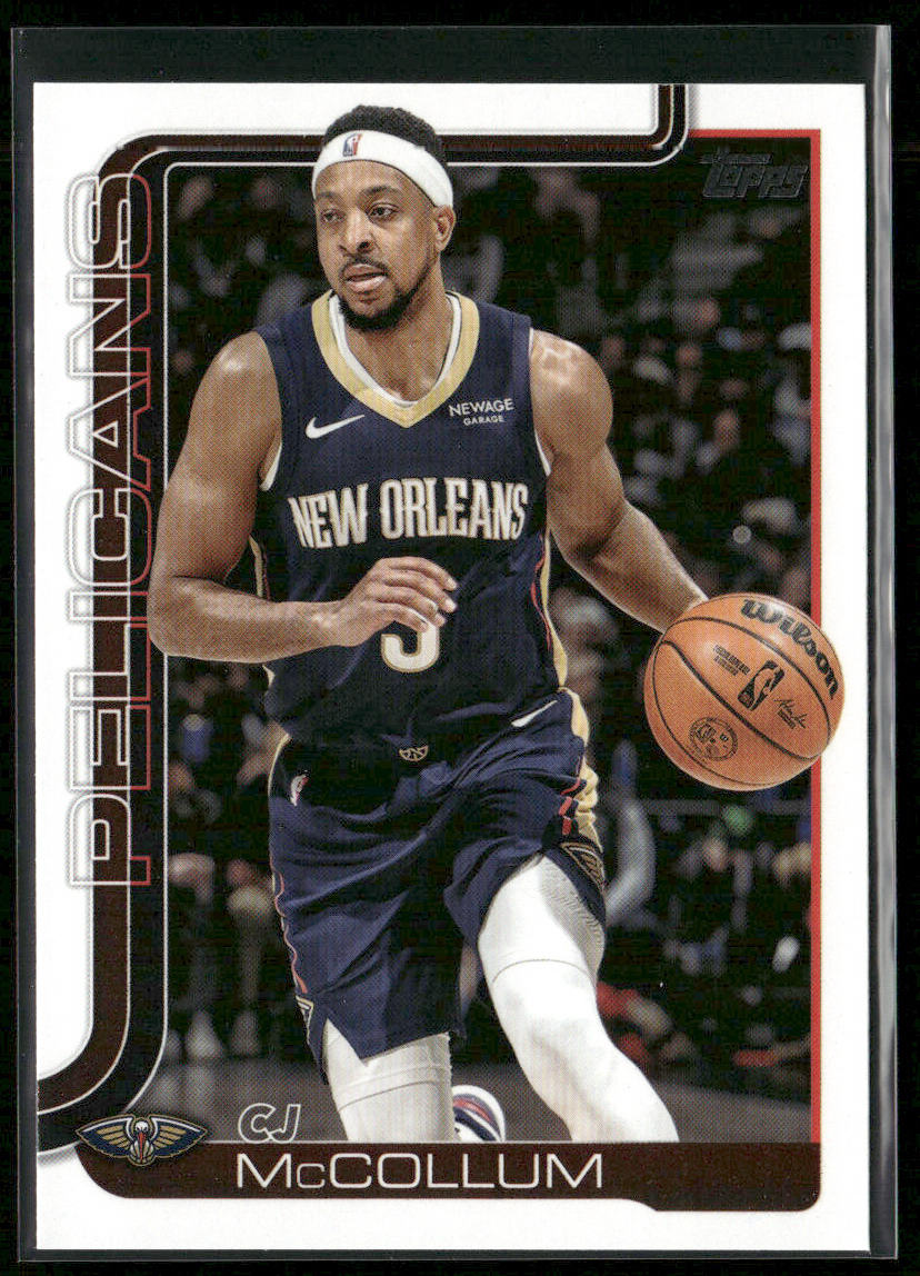 CJ McCollum 2025-26 Topps #193 New Orleans Pelicans front