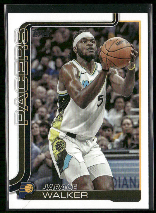 Jarace Walker 2025-26 Topps #50 Indiana Pacers front