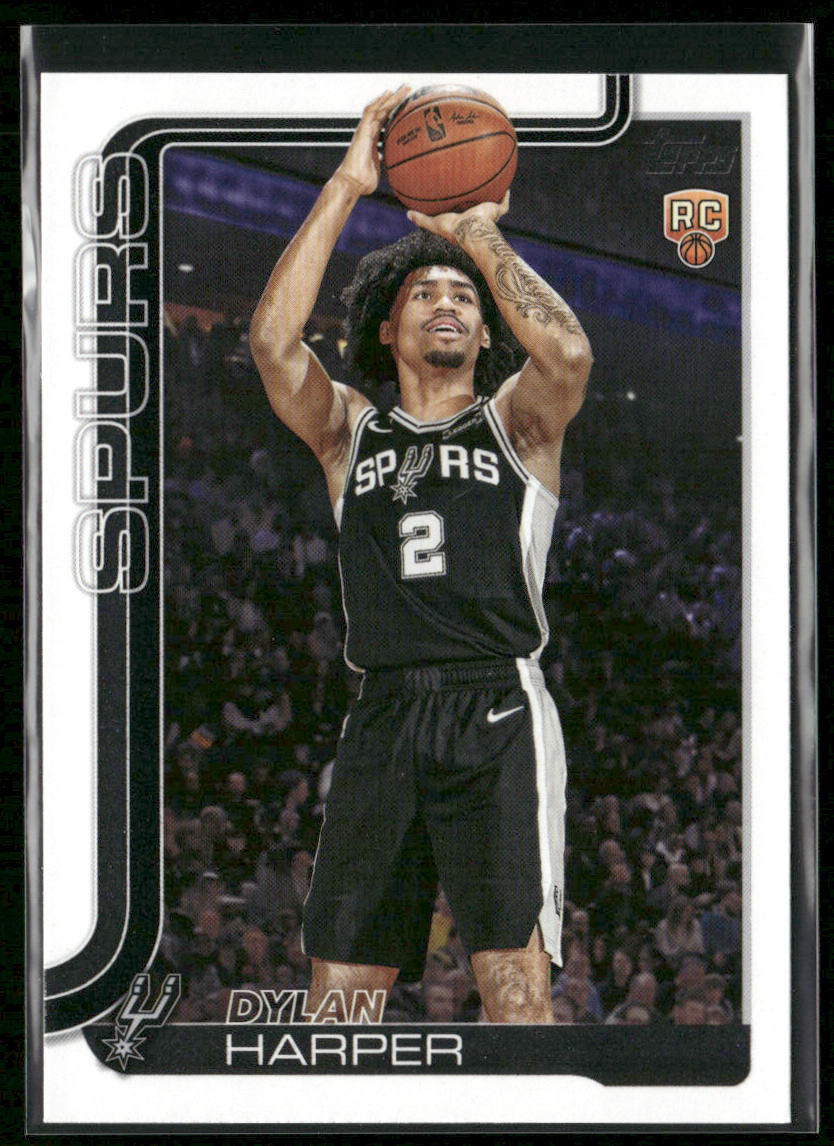 Dylan Harper 2025-26 Topps #202 RC San Antonio Spurs front