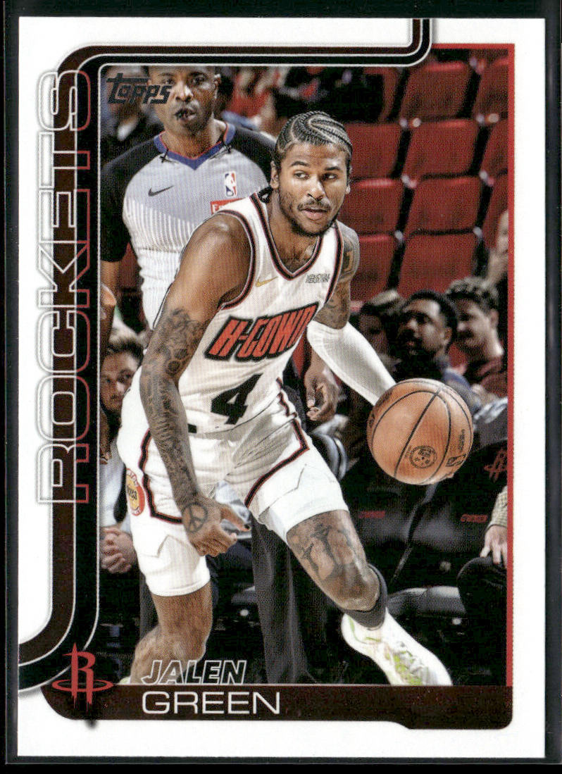 Jalen Green 2025-26 Topps #175 Houston Rockets front