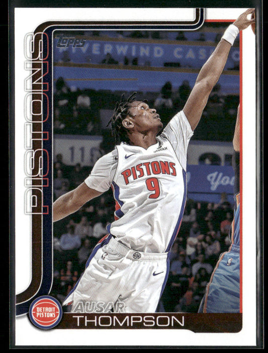 Ausar Thompson 2025-26 Topps #44 Detroit Pistons front