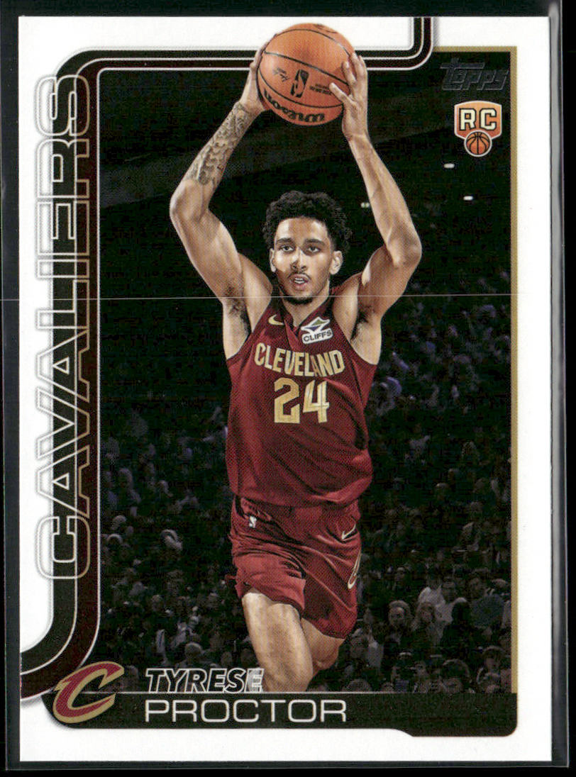 Tyrese Proctor 2025-26 Topps #250 RC Cleveland Cavaliers