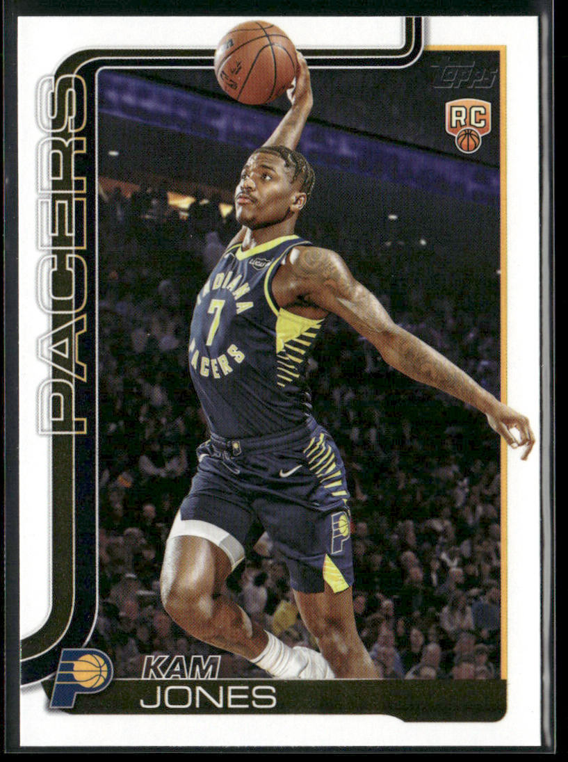 Kam Jones 2025-26 Topps #239 RC Indiana Pacers