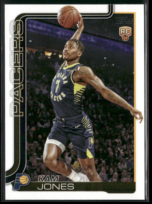 Kam Jones 2025-26 Topps #239 RC Indiana Pacers