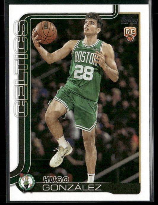 Hugo González 2025-26 Topps #228 RC Boston Celtics