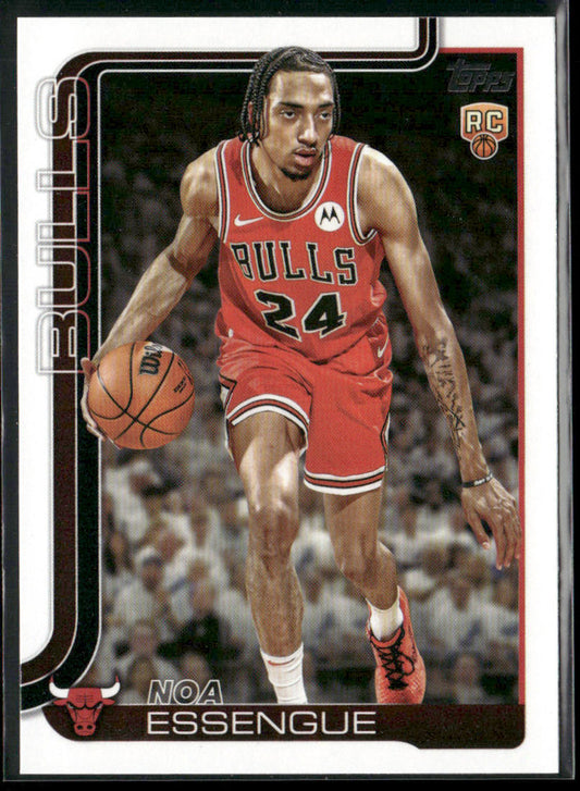 Noa Essengue 2025-26 Topps #212 RC Chicago Bulls front