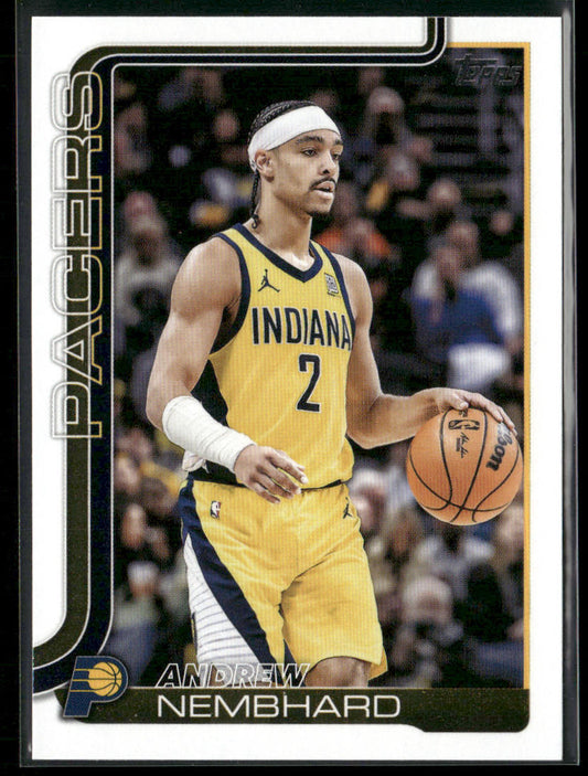 Andrew Nembhard 2025-26 Topps #52 Indiana Pacers front