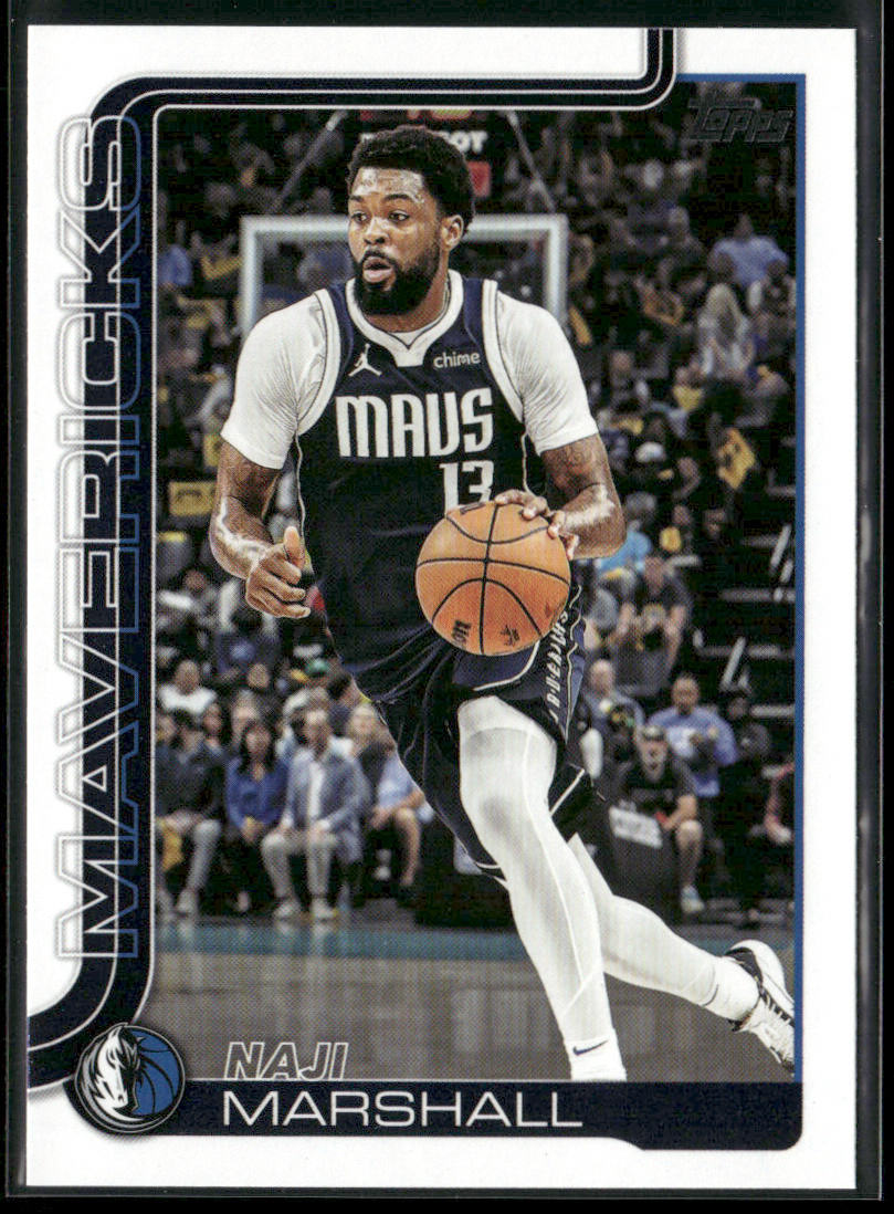 Naji Marshall 2025-26 Topps #246 Dallas Mavericks back