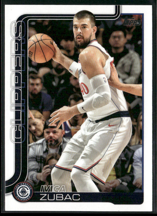 Ivica Zubac 2025-26 Topps #145 Los Angeles Clippers front