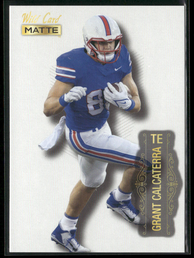 Grant Calcaterra 2022 Wild Card Matte White #MB-135 SMU Mustangs