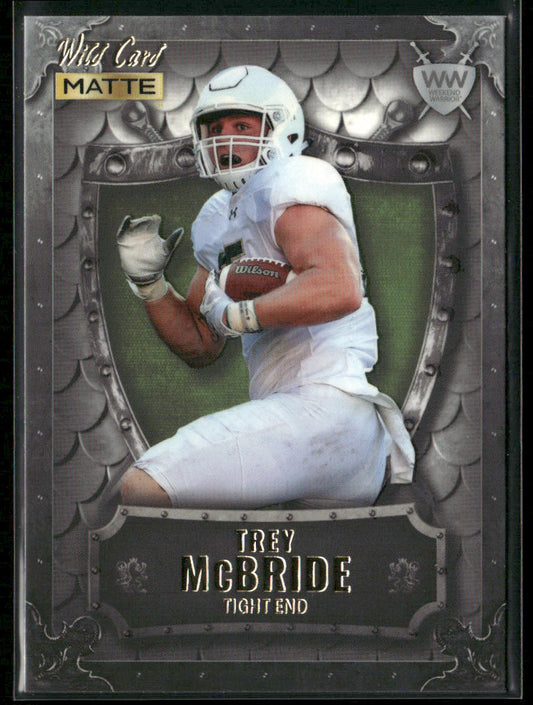 Trey McBride 2022 Wild Card Matte Weekend Warrior Silver/White/Green #WW-46