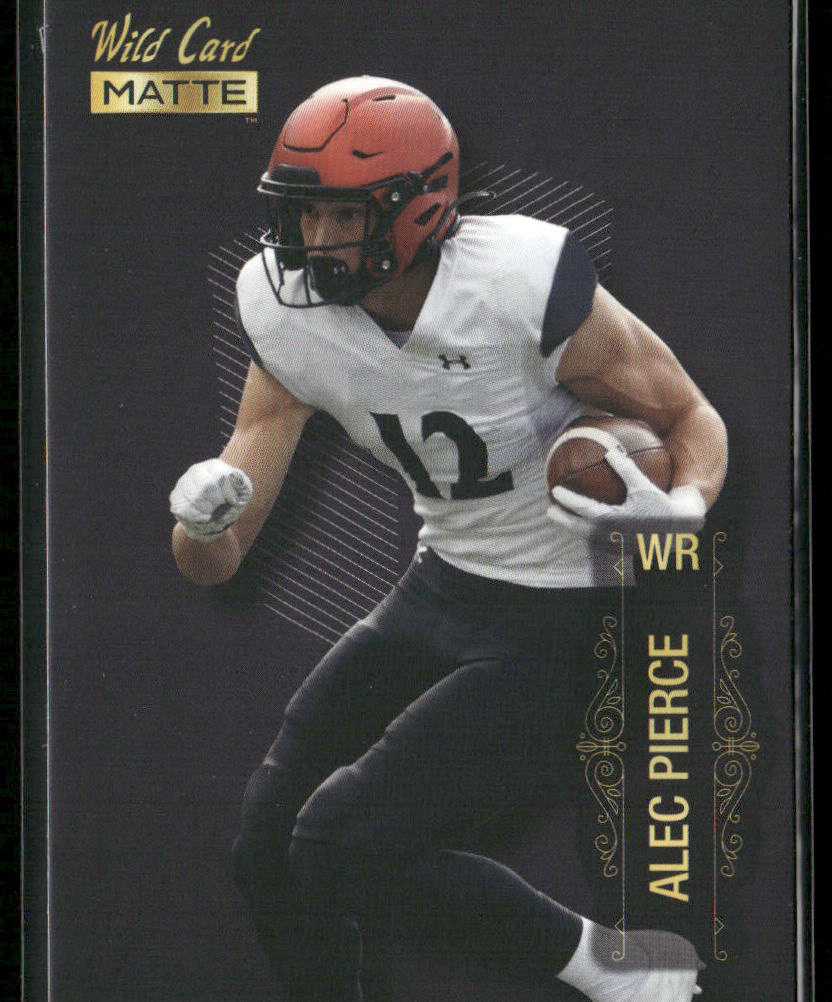 Alec Pierce 2022 Wild Card Matte Black #MB-3 Cincinnati Bearcats