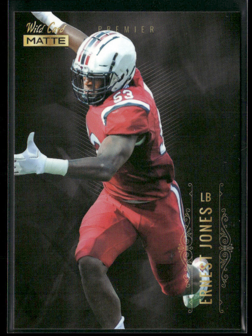 Ernest Jones 2021 Wild Card Matte White Black #MBC-36 South Carolina Gamecocks