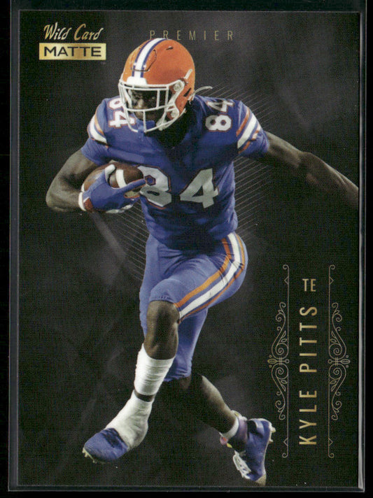 Kyle Pitts 2021 Wild Card Matte White Black #MBC-11 Florida Gators