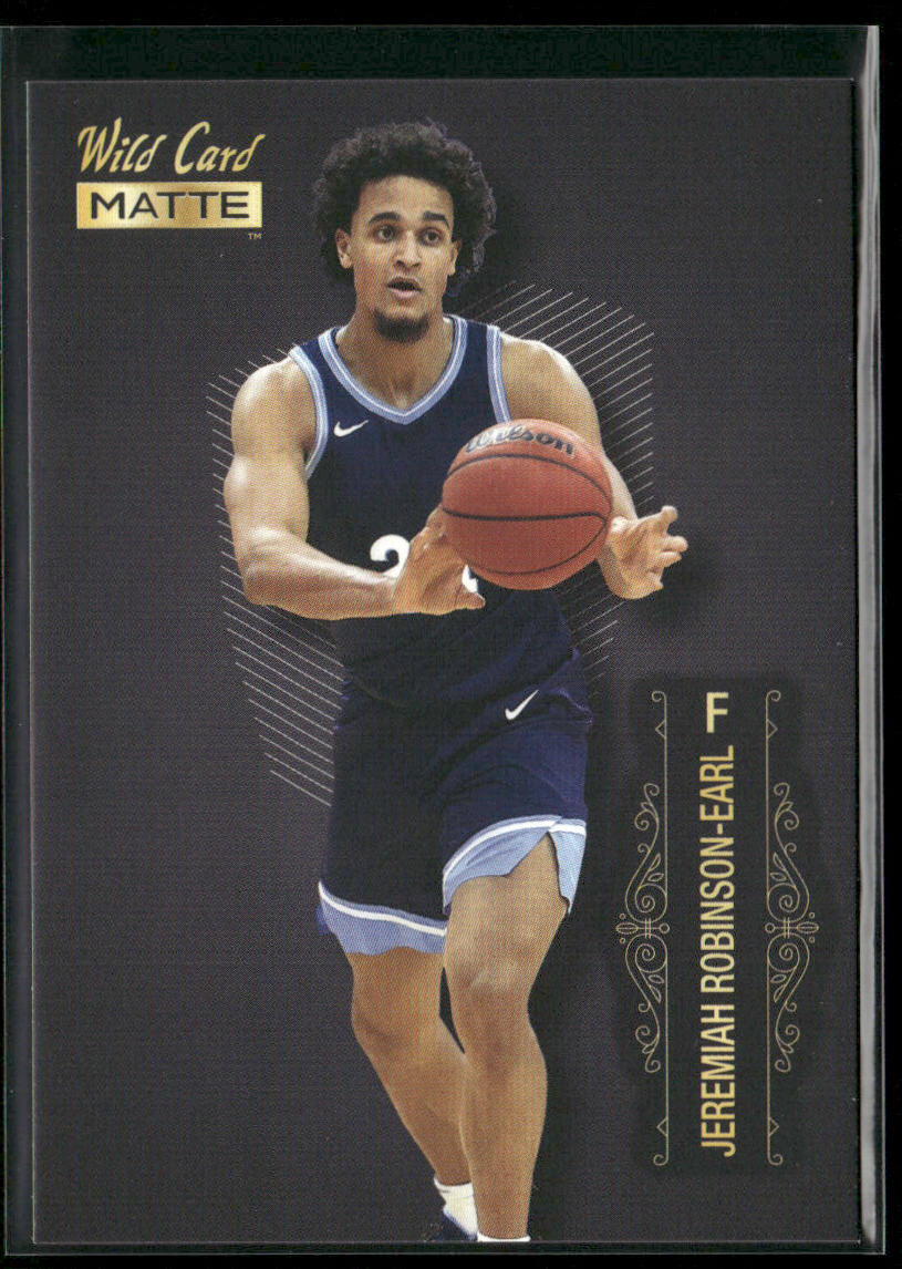 Jeremiah Robinson-Earl 2022 Wild Card Matte #MB-34 Villanova Wildcats