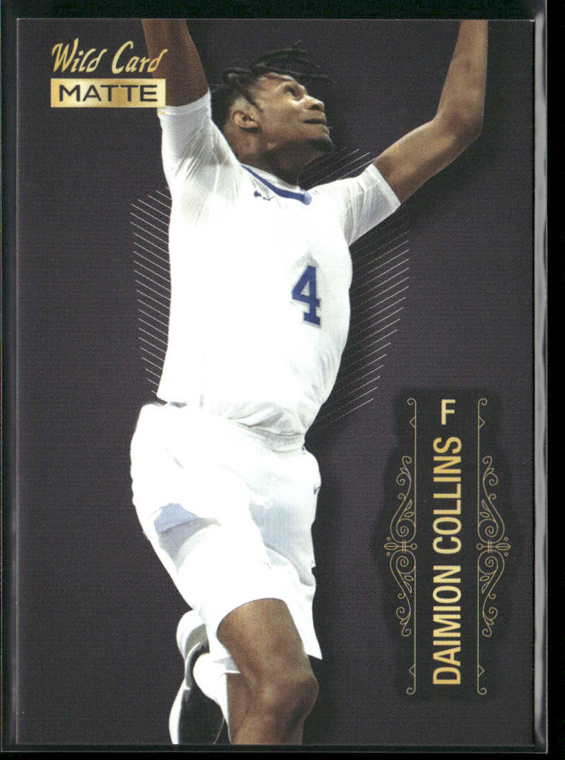 Daimion Collins 2022 Wild Card Matte Black #MB-14 Kentucky Wildcats