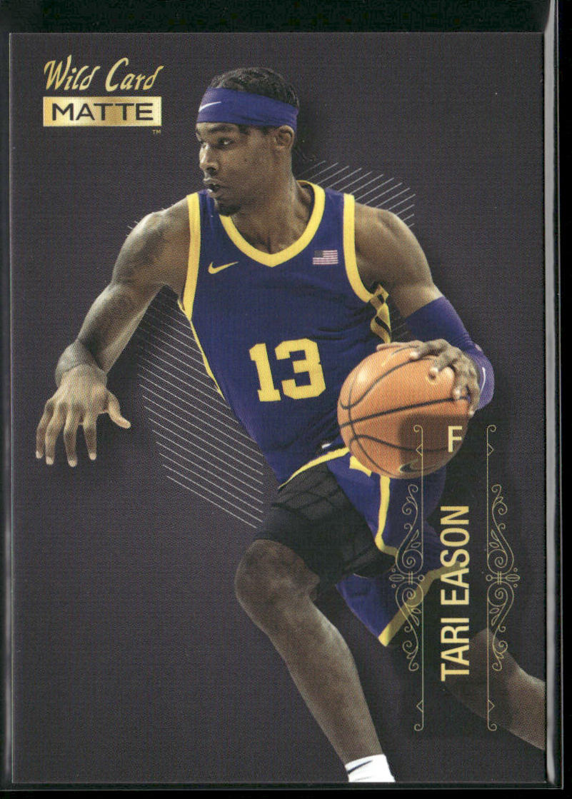Tari Eason 2022 Wild Card Matte Black #MB-67 LSU Tigers