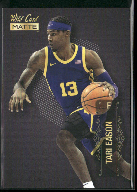 Tari Eason 2022 Wild Card Matte Black #MB-67 LSU Tigers