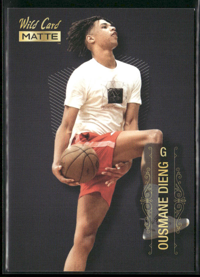 Ousmane Dieng 2022 Wild Card Matte #MB-57 Oklahoma City Thunder