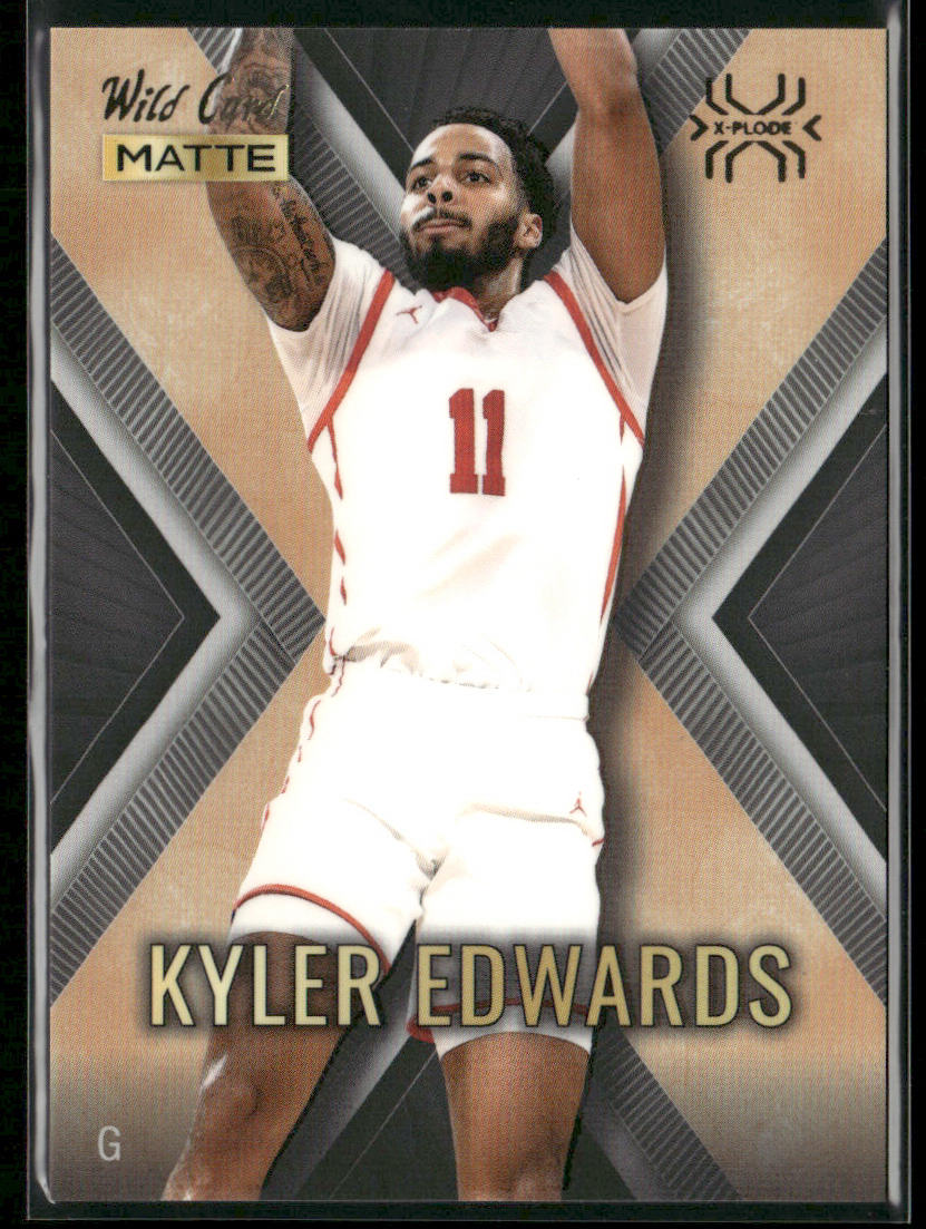 Kyler Edwards 2022 Wild Card Matte X-Plode Black/Orange X #MXP-29