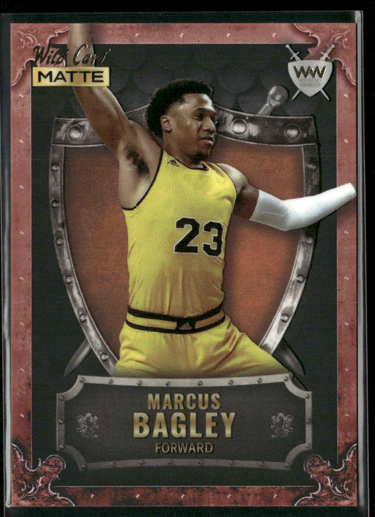 Marcus Bagley 2022 Wild Card Matte Weekend Warrior Crimson/Black/Orange #WW-32
