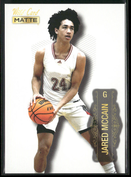 Jared McCain 2022 Wild Card Matte White #MB-79 front