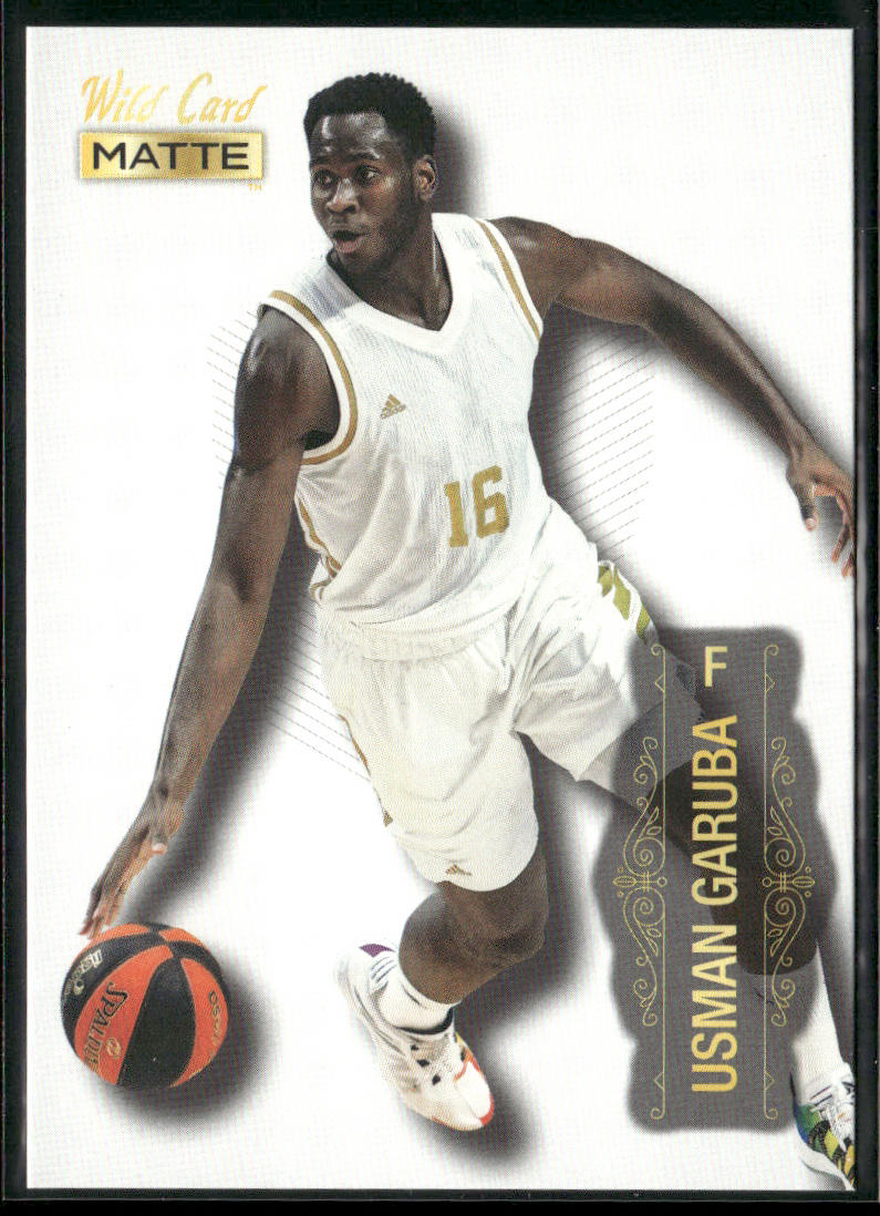 Usman Garuba 2022 Wild Card Matte White #MB-74 Houston Rockets