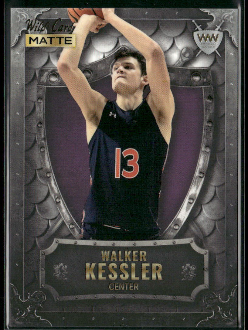 Walker Kessler 2022 Wild Card Matte Weekend Warrior Silver/White/Purple #WW-43