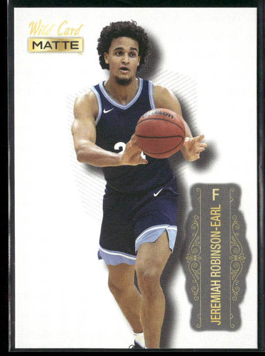 Jeremiah Robinson-Earl 2022 Wild Card Matte White #MB-34 Villanova Wildcats front