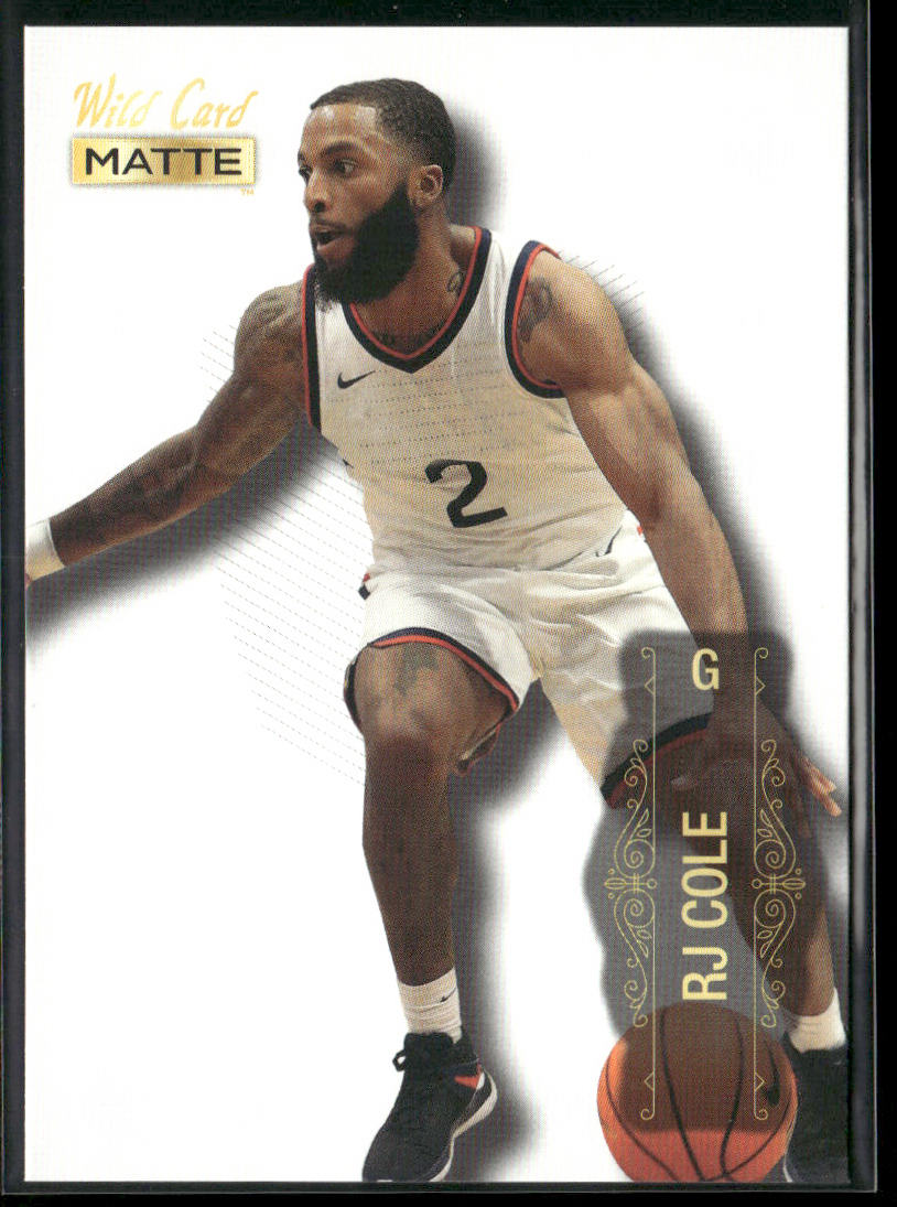 RJ Cole 2022 Wild Card Matte White #MB-64 Connecticut Huskies