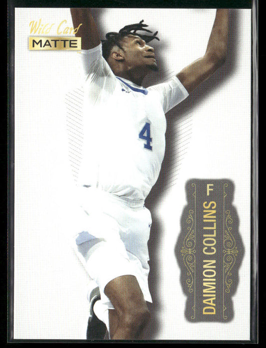 Daimion Collins 2022 Wild Card Matte White #MB-14 Kentucky Wildcats front