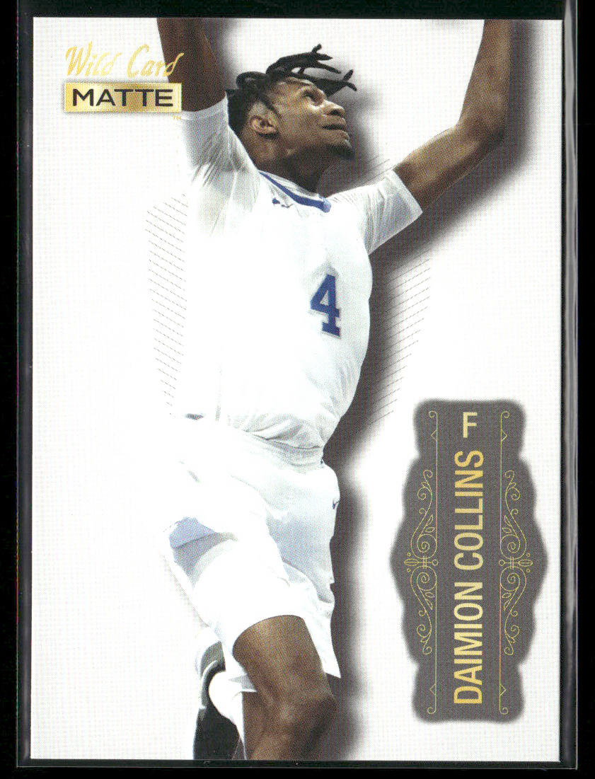 Daimion Collins 2022 Wild Card Matte White #MB-14 Kentucky Wildcats front