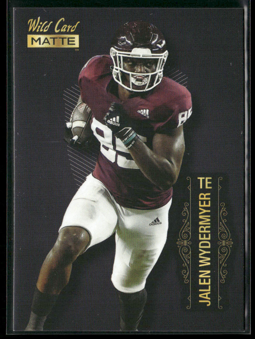 Jalen Wydermyer 2022 Wild Card Matte Black #MB-56 Texas A&M Aggies front