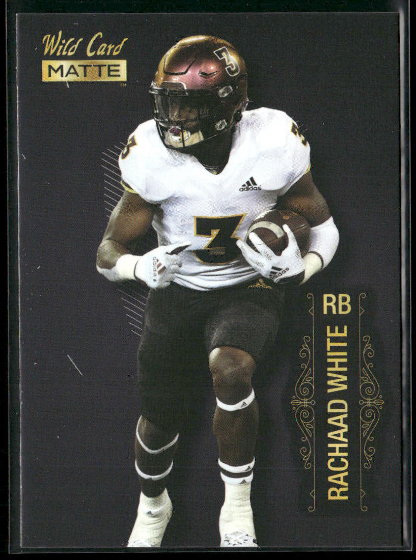 Rachaad White 2022 Wild Card Matte Black #MB-96 Arizona State Sun Devils