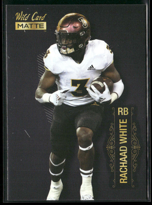 Rachaad White 2022 Wild Card Matte Black #MB-96 Arizona State Sun Devils
