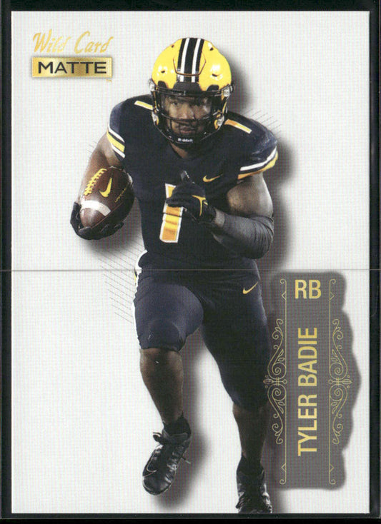 Tyler Badie 2022 Wild Card Matte White #MB-119 Missouri Tigers