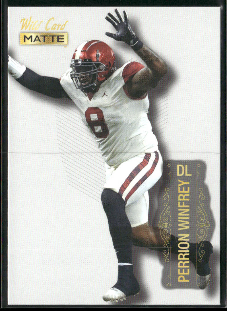 Perrion Winfrey 2022 Wild Card Matte White #MB-98 Oklahoma Sooners