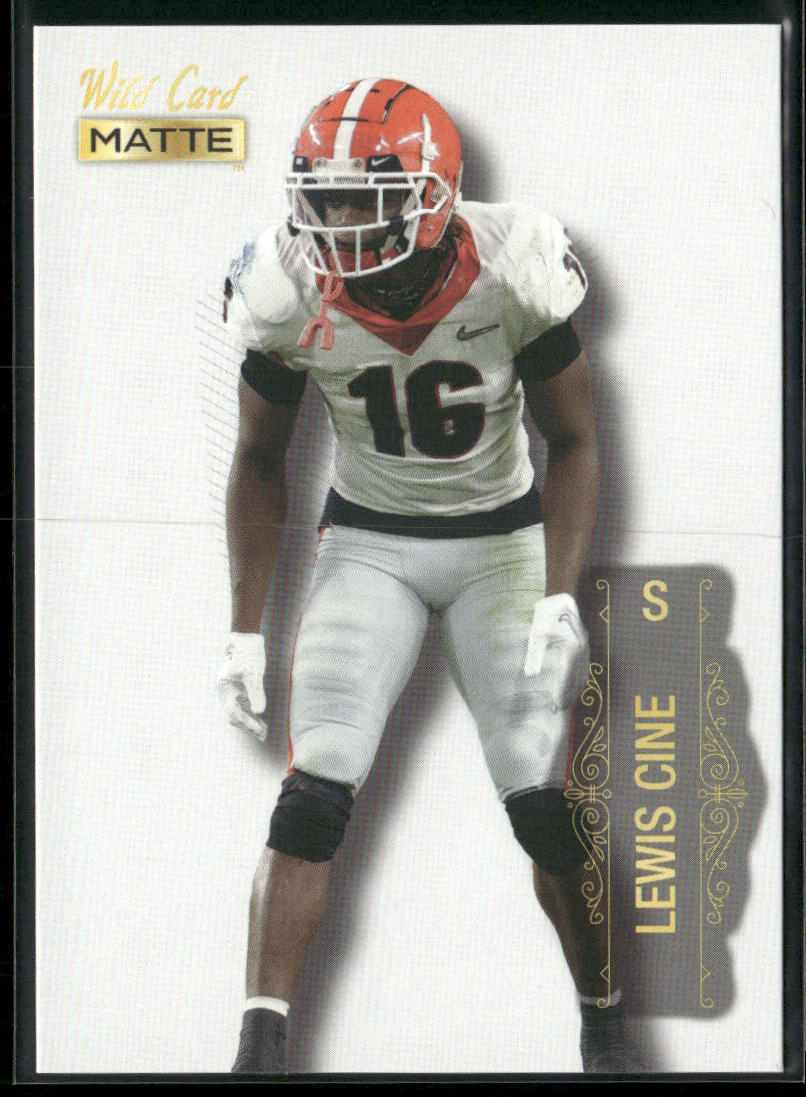 Lewis Cine 2022 Wild Card Matte White #MB-85 Georgia Bulldogs