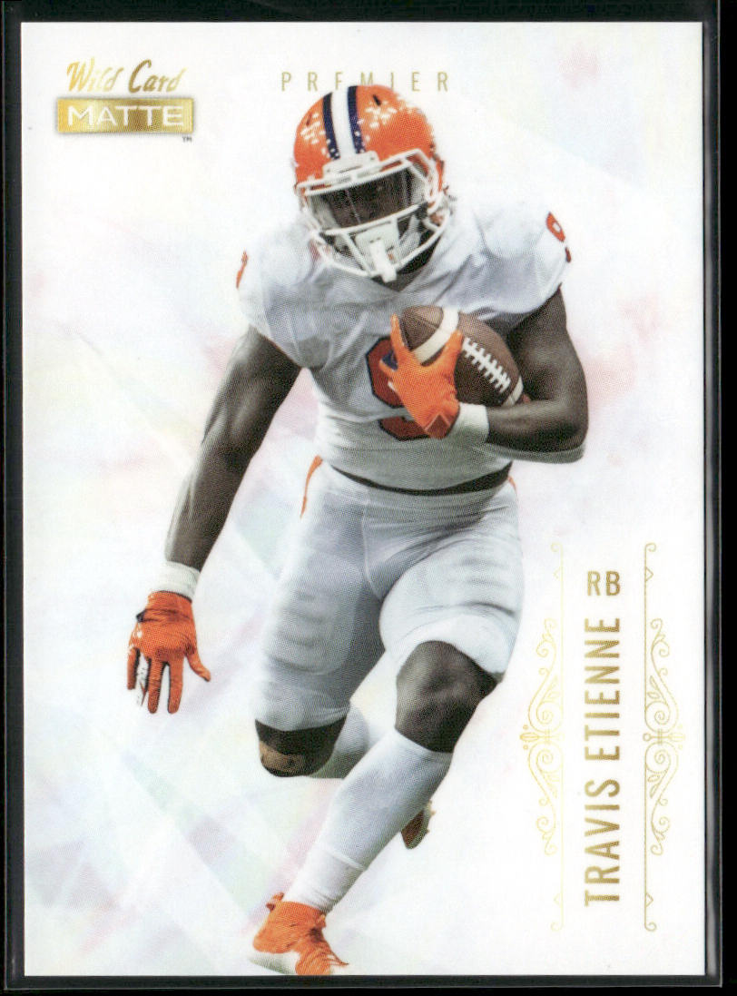 Travis Etienne 2021 Wild Card Matte White #MBC-10 Clemson Tigers