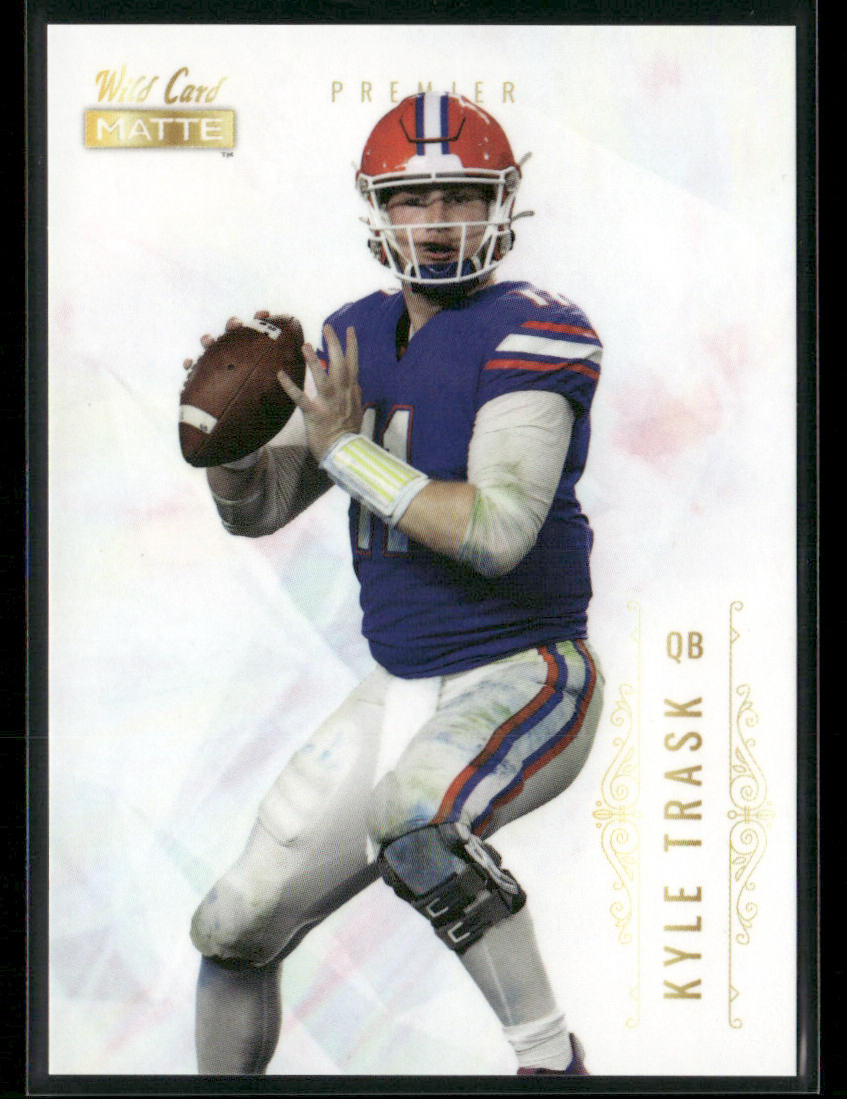 Kyle Trask 2021 Wild Card Matte White #MBC-4 Florida Gators