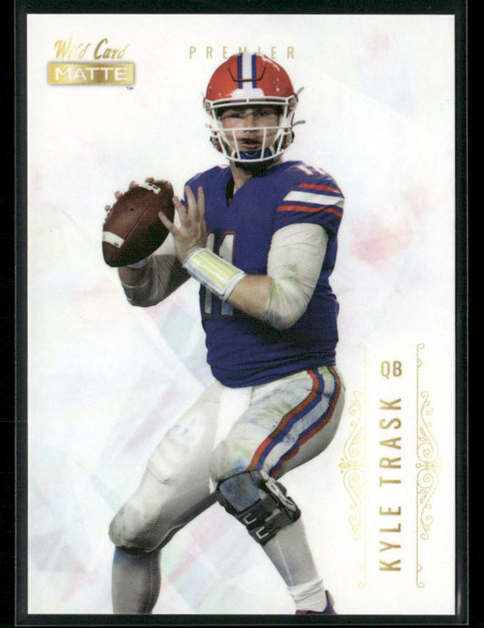 Kyle Trask 2021 Wild Card Matte White #MBC-4 Florida Gators